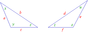 congruent triangles 