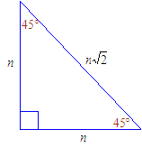 45-45-90 rt triangle