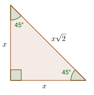 Special Right Triangles (video lessons, examples and solutions)