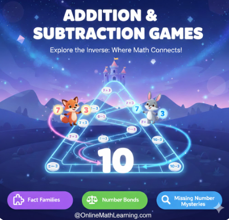 Online Addition Subtraction Games