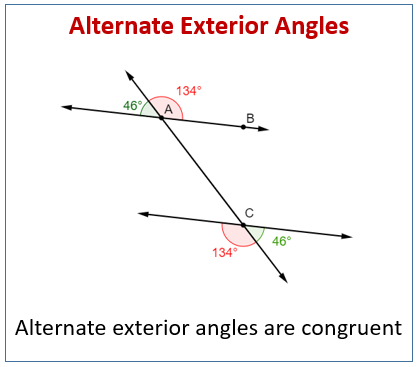 Alternate Exterior Angles