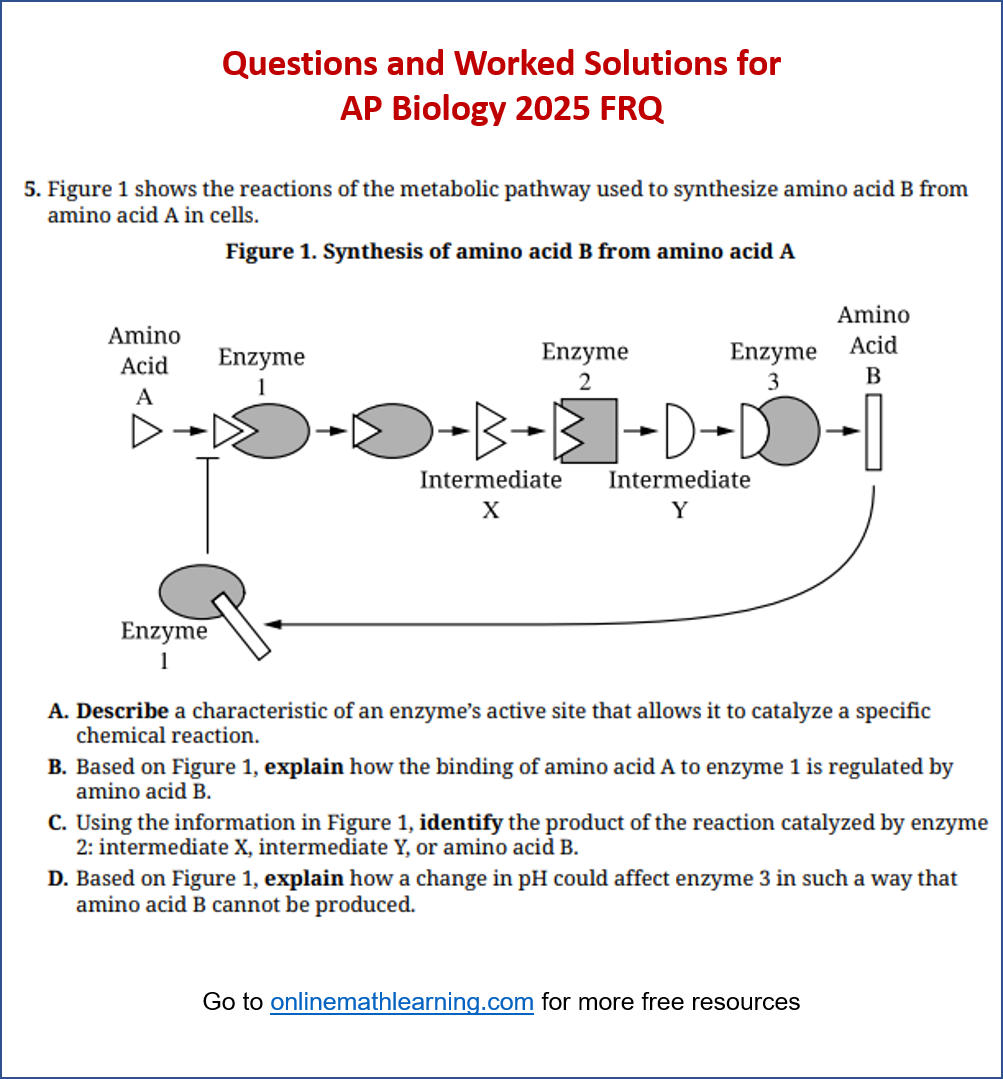 APBiology FRQ 2025