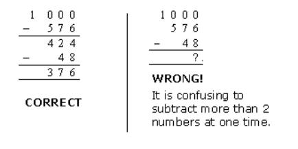 subtraction math videos