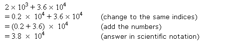 scientific notation sample problems with solution