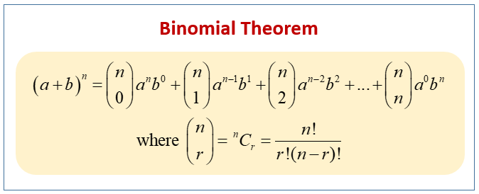 Finding Terms In A Binomial Expansion examples Solutions Worksheets Finding Terms In A Binomial Expansion examples Solutions Worksheets