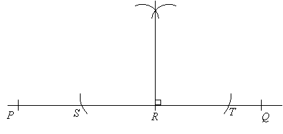 construct perpendicular line