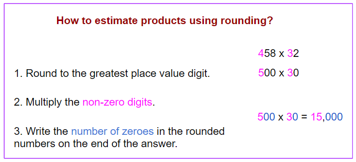 my homework lesson 8 estimate products