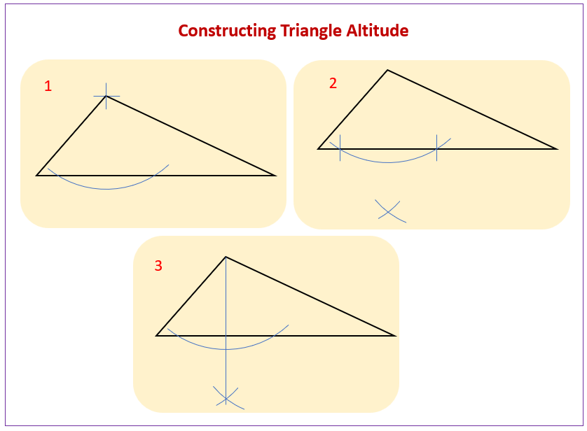 Geometric Constructions (examples, solutions, worksheets, videos