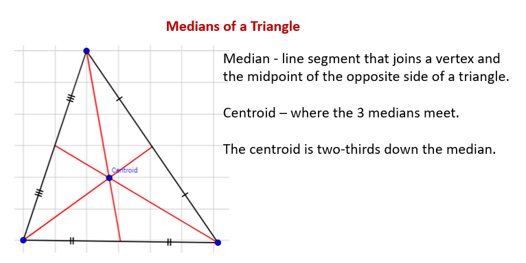Lesson Explainer: Medians of Triangles