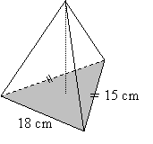 volume triangle based pyramid