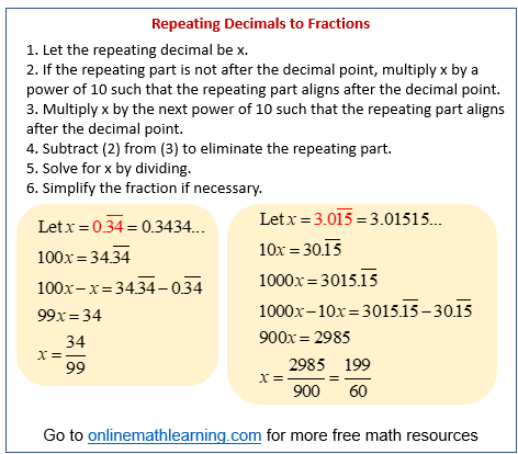 my homework lesson 5 decimals and fractions answer key