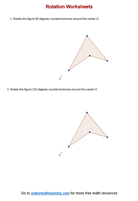 Rotation Worksheet