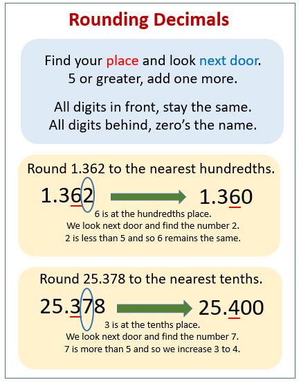 rounding decimals reasoning and problem solving