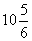 10 5/6