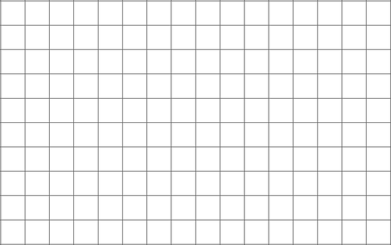 A grid 10 square units tall and 16 units wide, for drawing quadrilaterals.