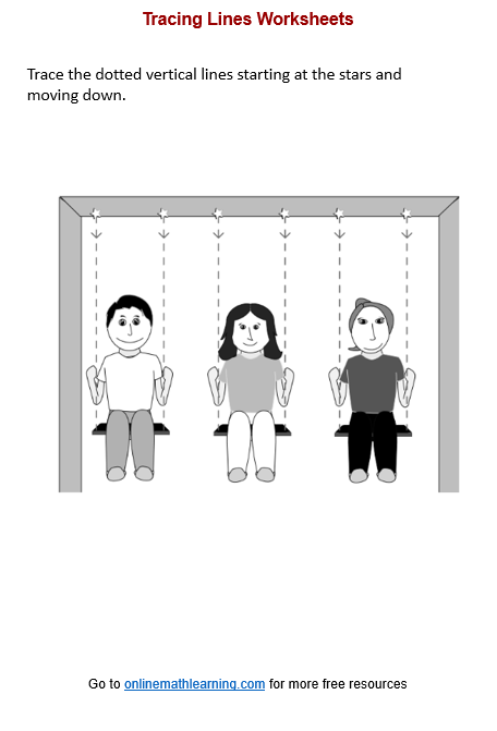 Tracing Vertical Lines