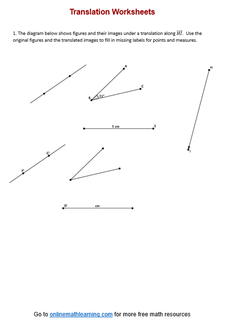 Translation Worksheet