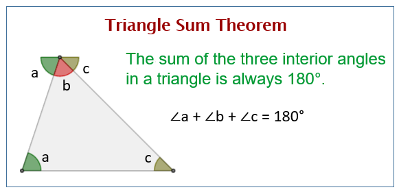 Angle Sum Of A Triangle Examples Solutions Videos