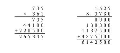 Math Multiplication (examples, solutions, videos)
