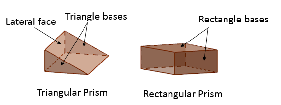 Prism area rectangular triangular surface prisms examples bases lateral right worksheets onlinemathlearning solutions diagrams following lessons Surface area of Prisms (solutions, examples, worksheets, videos)